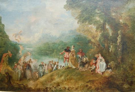 Le Pèlerinage à l'Île de Cythère của Jean-Antoine Watteau: Bức tranh đầy chất thơ về tình yêu và sự huyền bí!