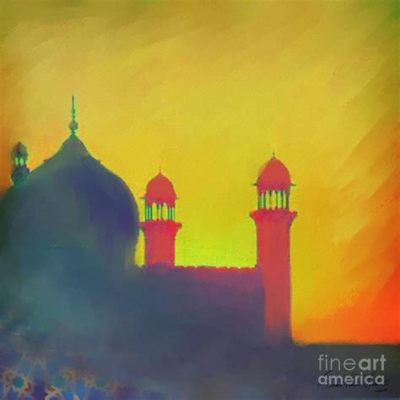  “The Mosque at Lahore” – Một bức tranh phong cảnh đầy tâm linh và sự tĩnh lặng!